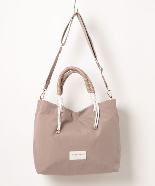 MARK'S(マークス)の「ESMERALDO happiness ロープハンドル 2WAYトートバッグ(トートバッグ・レディース・ブラック/ライトブルー/パープル/ベージュ・FREE)」の18枚目の写真