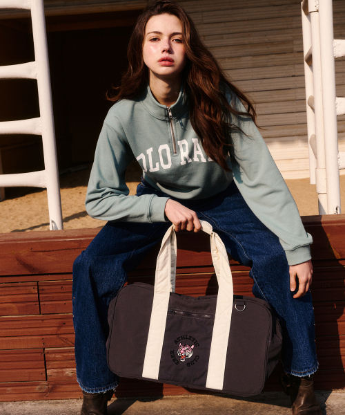 ERER（エルエル）の「Embroidered Tiger Sporty bag Charcoal（ボストンバッグ・レディース・その他・F）」の2枚目の写真