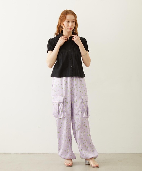 MILKFED.(ミルクフェド)の「COTTON LENO CLOTH SHIRT(シャツ/ブラウス・レディース・ライトパープル/ホワイト/ブラック・ONE SIZE)」の6枚目の写真