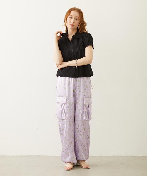 MILKFED.(ミルクフェド)の「COTTON LENO CLOTH SHIRT(シャツ/ブラウス・レディース・ライトパープル/ホワイト/ブラック・ONE SIZE)」の9枚目の写真
