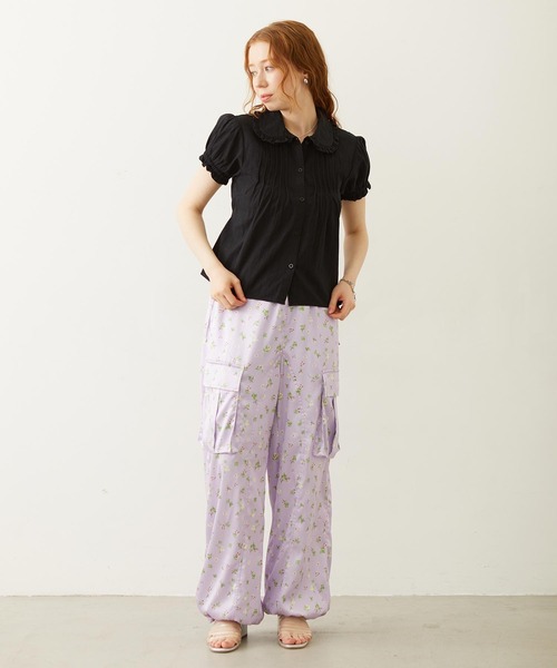 MILKFED.(ミルクフェド)の「COTTON LENO CLOTH SHIRT(シャツ/ブラウス・レディース・ライトパープル/ホワイト/ブラック・ONE SIZE)」の10枚目の写真