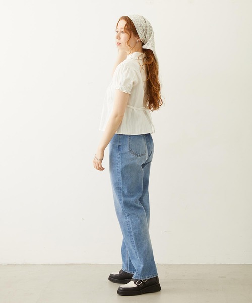 MILKFED.(ミルクフェド)の「COTTON LENO CLOTH SHIRT(シャツ/ブラウス・レディース・ライトパープル/ホワイト/ブラック・ONE SIZE)」の15枚目の写真