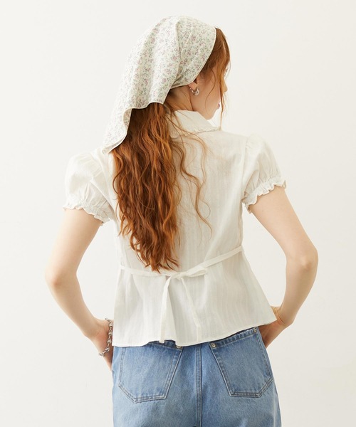 MILKFED.(ミルクフェド)の「COTTON LENO CLOTH SHIRT(シャツ/ブラウス・レディース・ライトパープル/ホワイト/ブラック・ONE SIZE)」の11枚目の写真