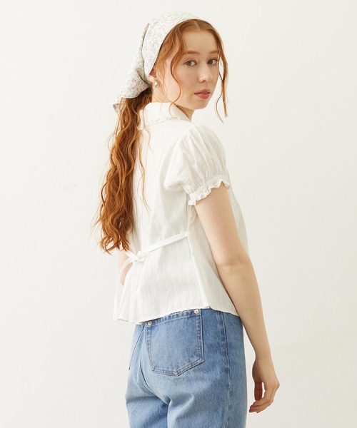 MILKFED.(ミルクフェド)の「COTTON LENO CLOTH SHIRT(シャツ/ブラウス・レディース・ライトパープル/ホワイト/ブラック・ONE SIZE)」の12枚目の写真