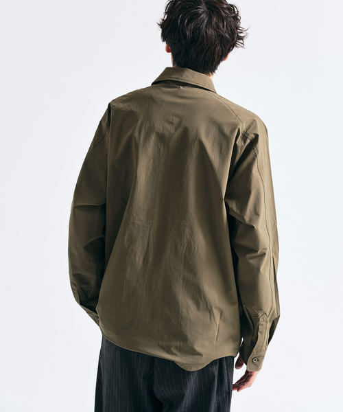 417 EDIFICE（フォーワンセブンエディフィス）の「【FREE MOTION】 コーチシャツ（シャツ/ブラウス・メンズ・カーキ/ブラック系その他/ベージュ・MEDIUM/SMALL/LARGE）」の16枚目の写真