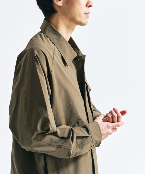 417 EDIFICE（フォーワンセブンエディフィス）の「【FREE MOTION】 コーチシャツ（シャツ/ブラウス・メンズ・カーキ/ブラック系その他/ベージュ・MEDIUM/SMALL/LARGE）」の22枚目の写真