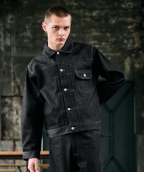 structure rigid denim 1st-type jacket / ストラクチャーリジット