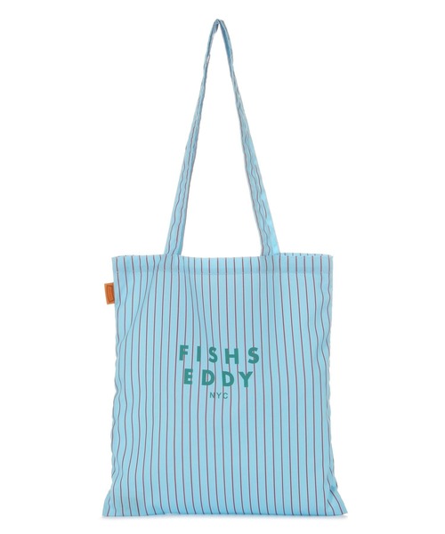 Fishs Eddy（フィッシュエディ）の「【FISHS EDDY(フィッシュエディ)】ストライプロゴトート（トートバッグ・レディース・ブルー/グリーン/イエロー・FREE）」の15枚目の写真