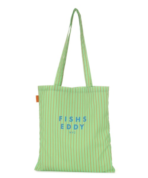 Fishs Eddy（フィッシュエディ）の「【FISHS EDDY(フィッシュエディ)】ストライプロゴトート（トートバッグ・レディース・ブルー/グリーン/イエロー・FREE）」の14枚目の写真