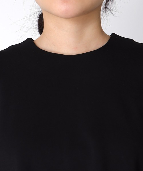 Jines（ジネス）の「ドッキングデザイントップス（Tシャツ/カットソー・レディース・ブラック/ネイビー・38）」の17枚目の写真