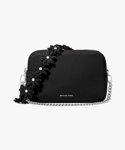MICHAEL KORS(マイケルコース)の「BRYANT ペブルレザー カメラ クロスボディ ミディアム(ショルダーバッグ・レディース・ブラック・FREE)」の1枚目の写真