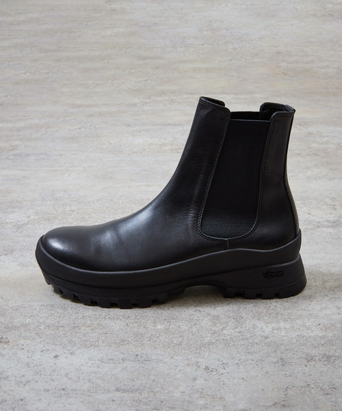 パドローネ ビブラムソール レザー サイドゴアブーツ 撥水 日本製 本革 PADRONE パドローネ / SIDE GORE BOOTS with Vibram #884C サイドゴア