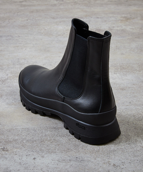 PADRONE(パドローネ)の「PADRONE パドローネ / SIDE GORE BOOTS with Vibram #884C サイドゴアブーツ ビブラムソール 日本製 / PU8840-1106(ブーツ・メンズ・ブラック・43/42/41/40)」の9枚目の写真