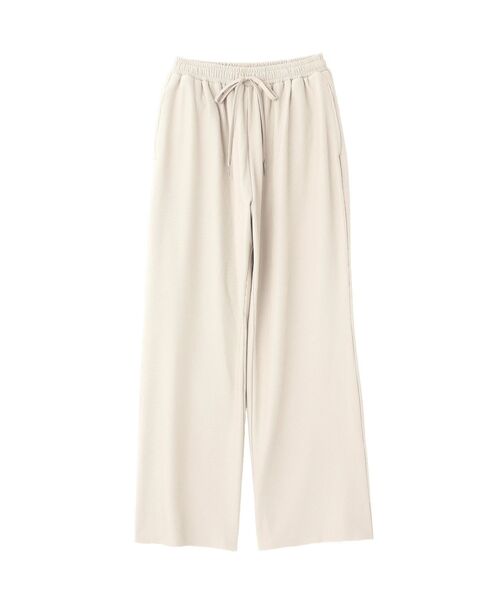 Green　Parks（グリーンパークス）の「セルフカットリブパンツ（その他パンツ・レディース・レッド/グリーン/ホワイト系その他2/ブラック・FREE）」の2枚目の写真