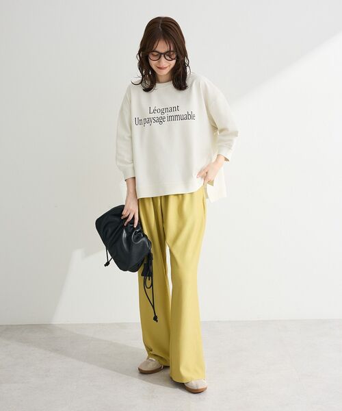 Green　Parks（グリーンパークス）の「セルフカットリブパンツ（その他パンツ・レディース・レッド/グリーン/ホワイト系その他2/ブラック・FREE）」の8枚目の写真