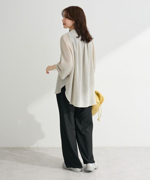 Green　Parks（グリーンパークス）の「セルフカットリブパンツ（その他パンツ・レディース・レッド/グリーン/ホワイト系その他2/ブラック・FREE）」の12枚目の写真