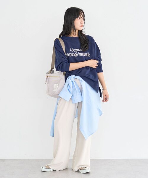 Green Parks(グリーンパークス)の「セルフカットリブパンツ(その他パンツ・レディース・レッド/グリーン/ホワイト系その他2/ブラック・FREE)」の14枚目の写真