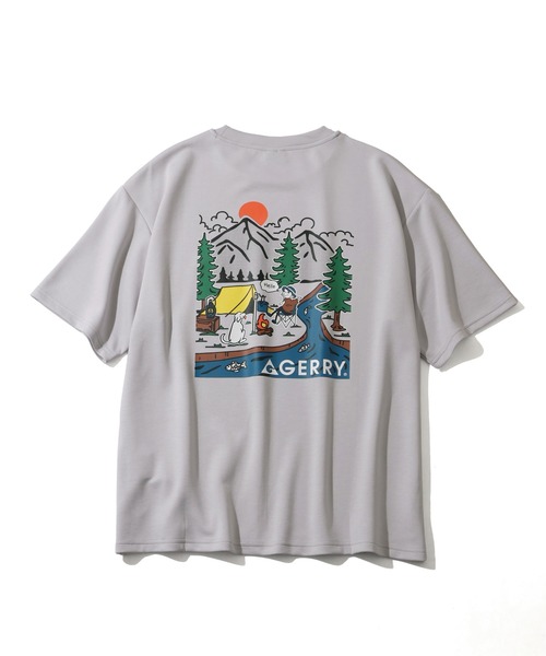 GERRY（ジェリー）の「【GERRY/ジェリー】アソート 冷感ポンチ バックプリント 半袖Tシャツ（Tシャツ/カットソー・メンズ・ブルー系1/カーキ系1/ピンク系1/ピンク系2/ブラック系1/ホワイト系4/ブラック系3/ライトグレー系2/グレー系1/カーキ系3/グリーン系2/ブルー系3/ライトグレー系1/グリーン系1/ホワイト系3/ホワイト系5/ブラック系2/ブラック系4/カーキ系2/ブルー系2/ホワイト系1/ホワイト系2/ブラック系5/グレー系2/グレー系3・M/L/LL）」の12枚目の写真