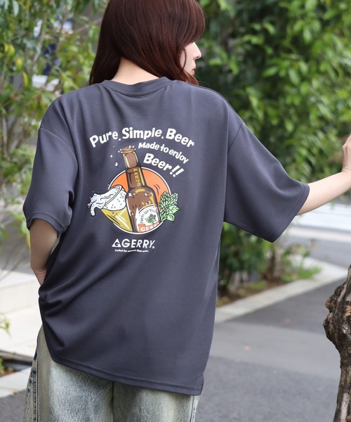 GERRY（ジェリー）の「【GERRY/ジェリー】アソート 冷感ポンチ バックプリント 半袖Tシャツ（Tシャツ/カットソー・メンズ・ブルー系1/カーキ系1/ピンク系1/ピンク系2/ブラック系1/ホワイト系4/ブラック系3/ライトグレー系2/グレー系1/カーキ系3/グリーン系2/ブルー系3/ライトグレー系1/グリーン系1/ホワイト系3/ホワイト系5/ブラック系2/ブラック系4/カーキ系2/ブルー系2/ホワイト系1/ホワイト系2/ブラック系5/グレー系2/グレー系3・M/L/LL）」の14枚目の写真