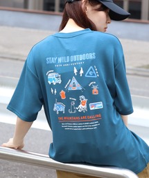 【GERRY/ジェリー】アソート 冷感ポンチ バックプリント 半袖Tシャツ