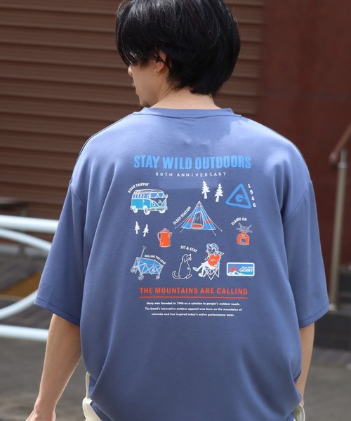 GERRY（ジェリー）の「【GERRY/ジェリー】アソート 冷感ポンチ バックプリント 半袖Tシャツ（Tシャツ/カットソー・メンズ・ブルー系1/カーキ系1/ピンク系1/ピンク系2/ブラック系1/ホワイト系4/ブラック系3/ライトグレー系2/グレー系1/カーキ系3/グリーン系2/ブルー系3/ライトグレー系1/グリーン系1/ホワイト系3/ホワイト系5/ブラック系2/ブラック系4/カーキ系2/ブルー系2/ホワイト系1/ホワイト系2/ブラック系5/グレー系2/グレー系3・M/L/LL）」の21枚目の写真