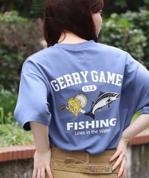 【GERRY/ジェリー】アソート 冷感ポンチ バックプリント 半袖Tシャツ