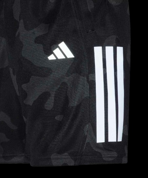 adidas(アディダス)の「アディダス adidas エッセンシャルズ カモ パック ルーズフィット ダブルAOPニットショーツ(その他パンツ・キッズ・ブルー/ブラック×グレー・160cm/120cm/140cm/130cm/150cm)」の10枚目の写真