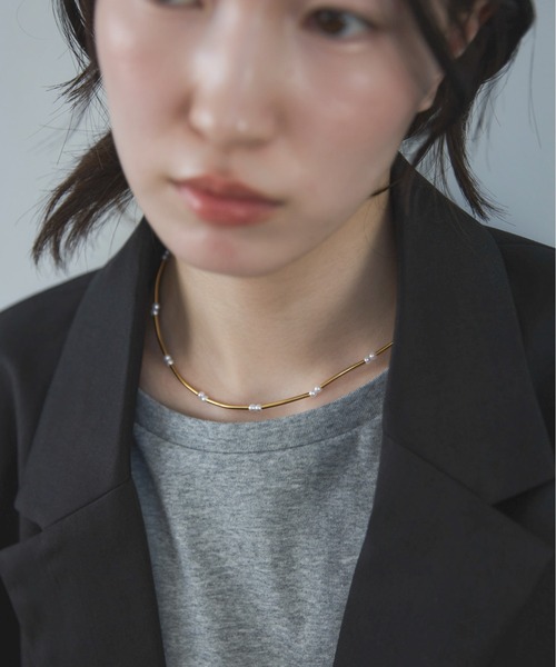 feepur(フェピュール)の「ステーションパールネックレス(ネックレス・レディース・シルバー/ゴールド・FREE)」の10枚目の写真