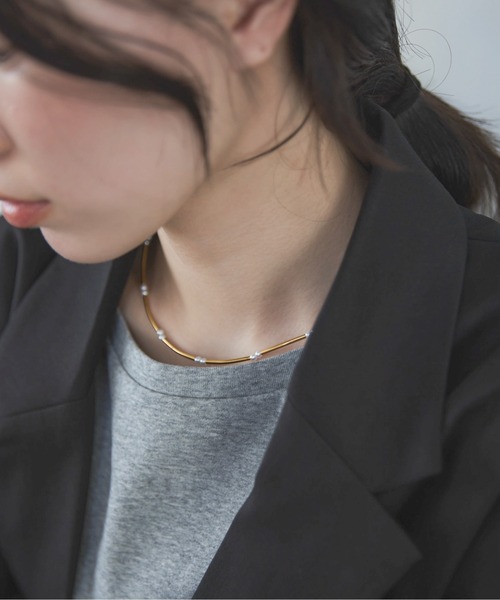 feepur(フェピュール)の「ステーションパールネックレス(ネックレス・レディース・シルバー/ゴールド・FREE)」の21枚目の写真