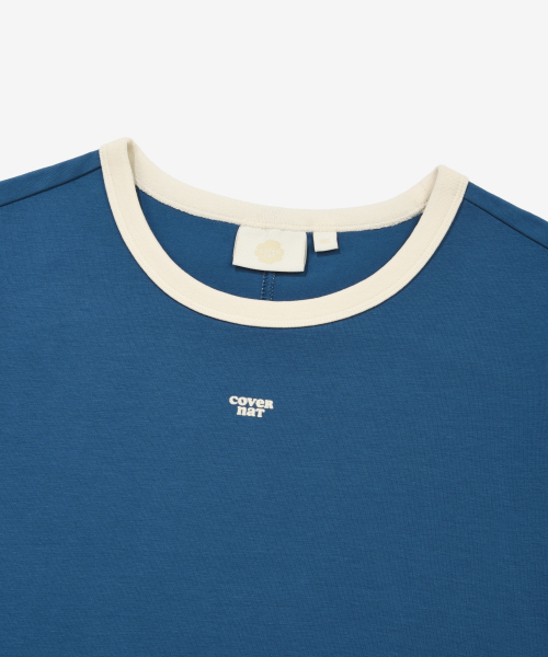 COVERNAT(カバーナット)の「ウーマンベイビーフィットリンガーティーシャツダークブルー(Tシャツ/カットソー・レディース・その他・WS/WM)」の11枚目の写真