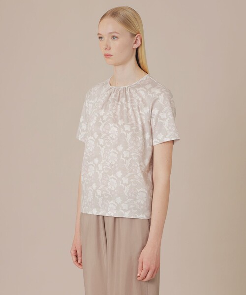 MACKINTOSH LONDON(マッキントッシュ ロンドン)の「【BIBURY FLOWER】バイブリーコットンTシャツ(Tシャツ/カットソー・レディース・グリーン/ブルー/イエロー/ベージュ・38/40)」の10枚目の写真