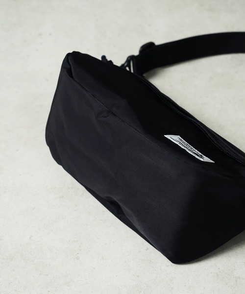 Healthknit Product(ヘルスニットプロダクト)の「"07"≪Healthknit Product≫2ポケット/7L ナイロン ショルダーバッグ(ショルダーバッグ・メンズ・ブラック・ONE SIZE)」の7枚目の写真