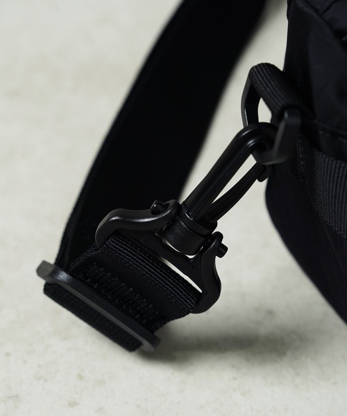 Healthknit Product(ヘルスニットプロダクト)の「"07"≪Healthknit Product≫2ポケット/7L ナイロン ショルダーバッグ(ショルダーバッグ・メンズ・ブラック・ONE SIZE)」の10枚目の写真