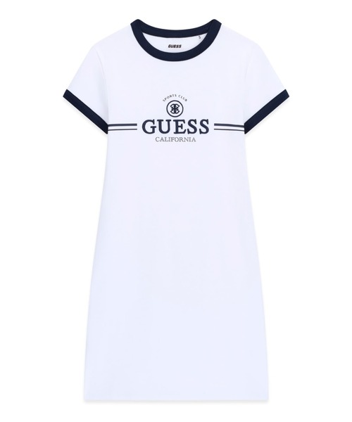Guess（ゲス）の「MILA Mini Dress ワンピース（ワンピース・レディース・ホワイト/ネイビー・X-SMALL/SMALL/MEDIUM/LARGE）」の10枚目の写真