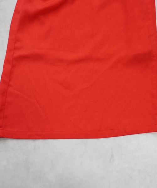 Emma（SELECT LEVERY）（エマ セレクトリベリー）の「リネンライクスカーチョ（スカート・レディース・ブラック/オレンジ/ベージュ・X-LARGE/LARGE/MEDIUM/SMALL）」の12枚目の写真