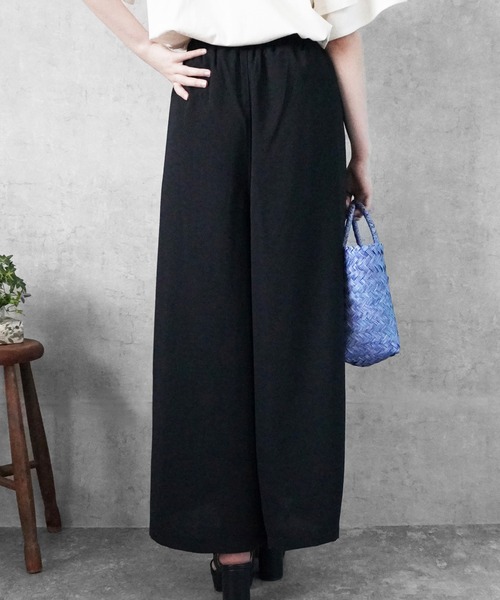 Emma（SELECT LEVERY）（エマ セレクトリベリー）の「リネンライクスカーチョ（スカート・レディース・ブラック/オレンジ/ベージュ・X-LARGE/LARGE/MEDIUM/SMALL）」の19枚目の写真