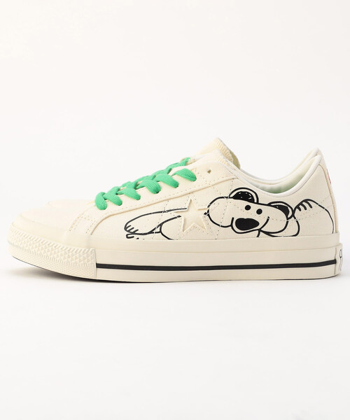 FREAK'S STORE（フリークスストア）の「CONVERSE/コンバース ONE STAR CANVAS / DAISUKE KONDO/ワンスターキャンバス / ダイスケコンドウ[23.5cm~24.5cm展開]（スニーカー・レディース・ホワイト・23.5cm/24.5cm）」の3枚目の写真