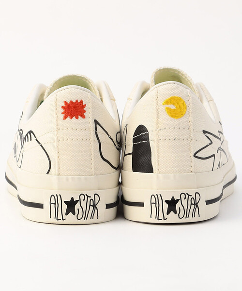 FREAK'S STORE（フリークスストア）の「CONVERSE/コンバース ONE STAR CANVAS / DAISUKE KONDO/ワンスターキャンバス / ダイスケコンドウ[23.5cm~24.5cm展開]（スニーカー・レディース・ホワイト・23.5cm/24.5cm）」の4枚目の写真