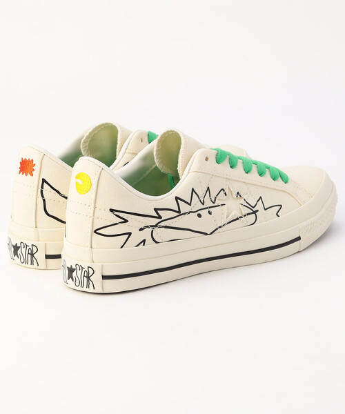 FREAK'S STORE（フリークスストア）の「CONVERSE/コンバース ONE STAR CANVAS / DAISUKE KONDO/ワンスターキャンバス / ダイスケコンドウ[23.5cm~24.5cm展開]（スニーカー・レディース・ホワイト・23.5cm/24.5cm）」の5枚目の写真