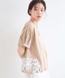 サイドレースカットソー