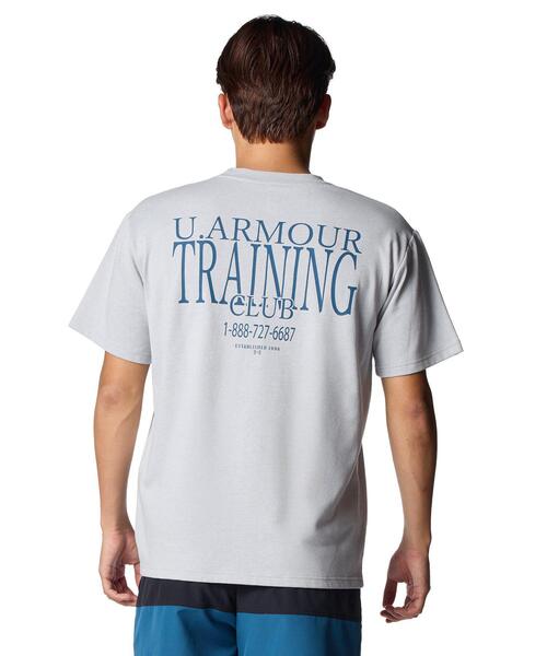 UNDER ARMOUR(アンダーアーマー)の「UAヘビーウエイト パッチ ショートスリーブ Tシャツ(ライフスタイル/メンズ)(Tシャツ/カットソー・メンズ・グレー・M/S/XL/3XL/L/2XL)」の4枚目の写真
