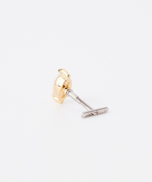 BAQLESS（バックレス）の「[BAQLESS/バックレス] HONESTY LEAF WHITE ピアス（ピアス（両耳用）・レディース・ホワイト・ONE SIZE）」の4枚目の写真