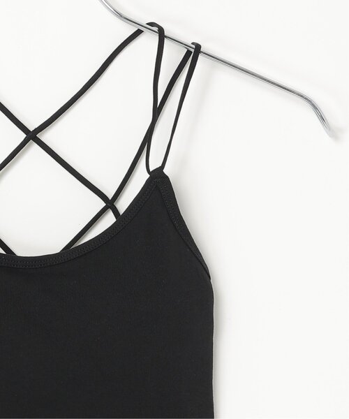 VENCEEXCHANGE（ヴァンスエクスチェンジ）の「ダブルクロスブラトップ（タンクトップ・レディース・ホワイト/ブラック・FREE）」の6枚目の写真