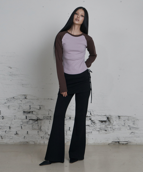 CURETTY（キュリティ）の「C LAYERED SKIRT PANTS_BLACK（その他パンツ・レディース・ブラック・SMALL/MEDIUM）」の4枚目の写真