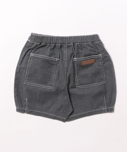 HAKKA BABY（ハッカベビー）の「[ベビー]ストレッチデニムハーフパンツ（デニムパンツ・キッズ・ブラック/ネイビー・L）」の3枚目の写真