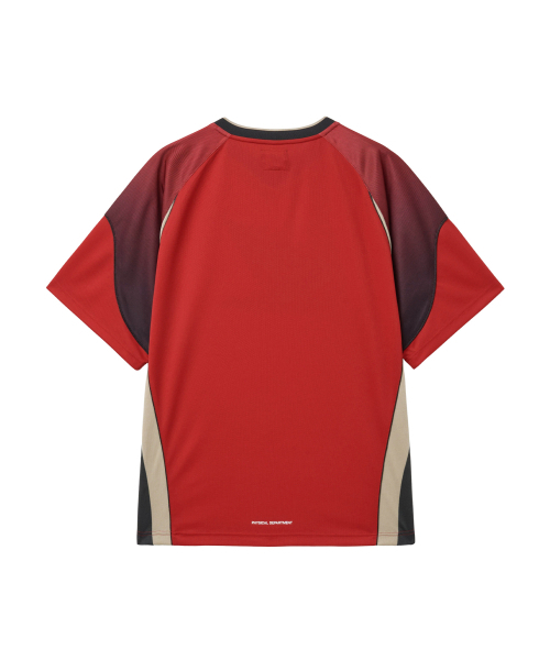 PHYPS MOTORCYCLE（フィップスモーターサイクル）の「Mesh Speed Track Short Sleeve Red（Tシャツ/カットソー・レディース・その他・SMALL/MEDIUM/LARGE/X-LARGE）」の2枚目の写真
