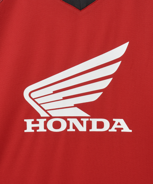 PHYPS MOTORCYCLE（フィップスモーターサイクル）の「Mesh Speed Track Short Sleeve Red（Tシャツ/カットソー・レディース・その他・SMALL/MEDIUM/LARGE/X-LARGE）」の3枚目の写真