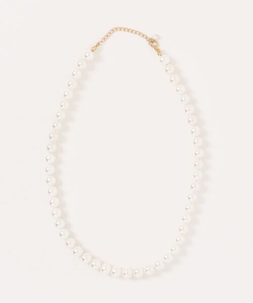 ARCHIVER（アーカイバ）の「【RS】【一連デザイン　シンプルパールネックレス】（ネックレス・レディース・ホワイト系その他2/ホワイト/ホワイト系その他・FREE）」の2枚目の写真
