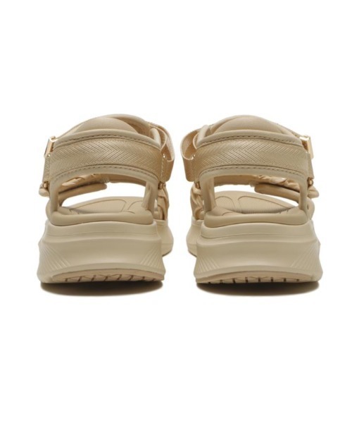 ABC-MART（エービーシーマート）の「ABC SELECT エービーシーセレクト CL CHIFFON SANDAL シフォンサンダル W2073 BEIGE（サンダル・レディース・ベージュ・SMALL/MEDIUM/LARGE/X-LARGE）」の6枚目の写真