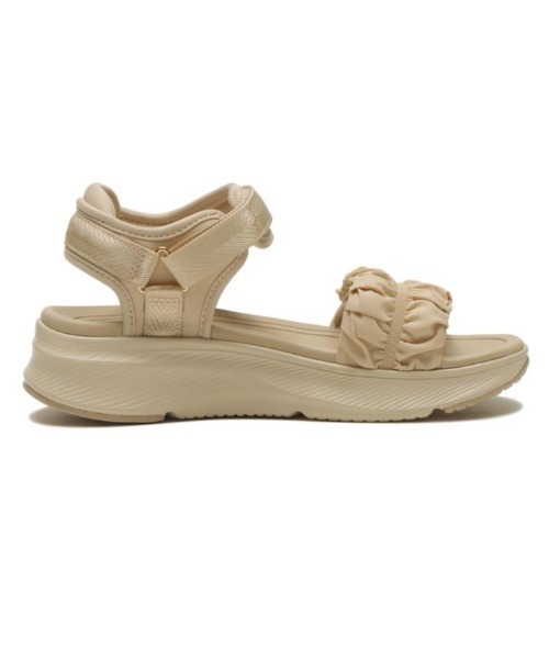 ABC-MART（エービーシーマート）の「ABC SELECT エービーシーセレクト CL CHIFFON SANDAL シフォンサンダル W2073 BEIGE（サンダル・レディース・ベージュ・SMALL/MEDIUM/LARGE/X-LARGE）」の8枚目の写真